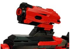 Lean-toys Nagyméretű pisztolypuska habpatronokkal 40 db piros/fekete célzókészülékkel