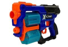 Lean-toys Gun Foam sörétes puska konzervdoboz Hatótávolság 18 m Kék