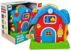shumee Musical Barn Animals Farm Sounds Music Red