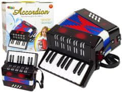 Lean-toys Akkordeon hangszer gyerekeknek zene fekete