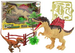 shumee Nagy dinoszauruszpark készlet Jurassic Compsognathus Spinosaurus csontváz
