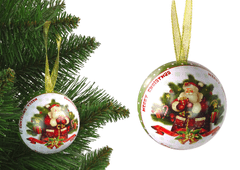 shumee Karácsonyi csecsebecse fém karácsonyfa dekoráció Mikulás a karácsonyfánál