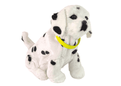 Lean-toys Interaktív dalmata kutya plüss ugató kutya mozgatja a farkát