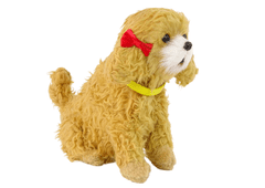 Lean-toys Interaktív kutya uszkár plüss ugató kutya mozgatja a farkát