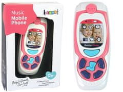 Lean-toys Gyermek oktatási mobiltelefon Melody Pink