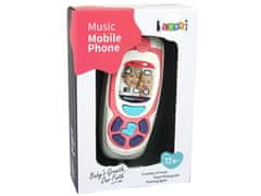 Lean-toys Gyermek oktatási mobiltelefon Melody Pink