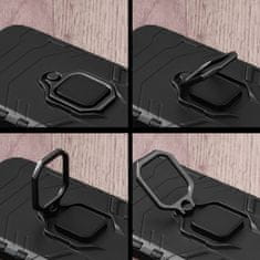 Techsuit Ring Armor Case ellenálló tok Huawei Mate 60 Pro telefonhoz KP29171 fekete