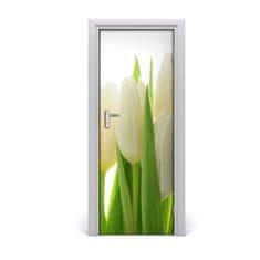 tulup.hu Ajtó méretű poszter fehér tulipán 75x205 cm