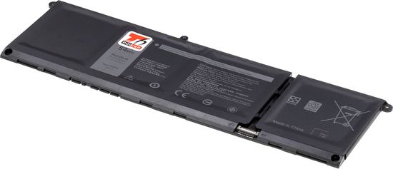 T6 power Akkumulátor Dell Latitude 3430 készülékhez, Li-Poly, 15 V, 3600 mAh (54 Wh), fekete