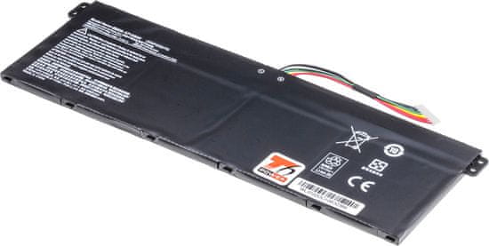T6 power Akkumulátor Acer Aspire 3 A315-57G készülékhez, Li-Ion, 11,25 V, 3830 mAh (43 Wh), fekete
