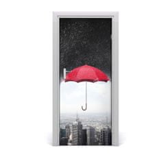 tulup.hu Ajtóposzter öntapadós Umbrella a város felett 95x205 cm