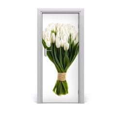 tulup.hu Ajtó méretű poszter fehér tulipán 85x205 cm