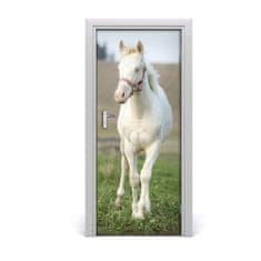 tulup.hu Ajtóposzter öntapadós ló albínó 75x205 cm
