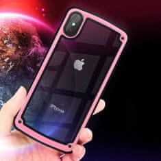 IZMAEL Solid Frame TPU telefontok Samsung Galaxy S9 telefonhoz KP9676 rózsaszín