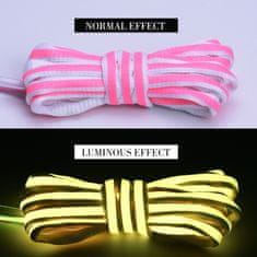 IZMAEL Luminous Fényvisszaverő cipőfűző-Rózsaszín