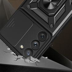 MG Hybrid Armor Camshield tok Samsung Galaxy S23 Ultra, fekete