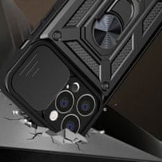 MG Hybrid Armor Camshield tok Motorola Moto G72, fekete