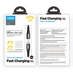 Joyroom Fast Charging kábel USB-C / Lightning 2.1A 1.8m, fekete