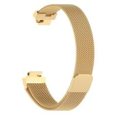 BStrap Milanese (Small) szíj Fitbit Inspire, gold