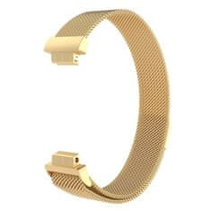 BStrap Milanese (Small) szíj Fitbit Inspire, gold