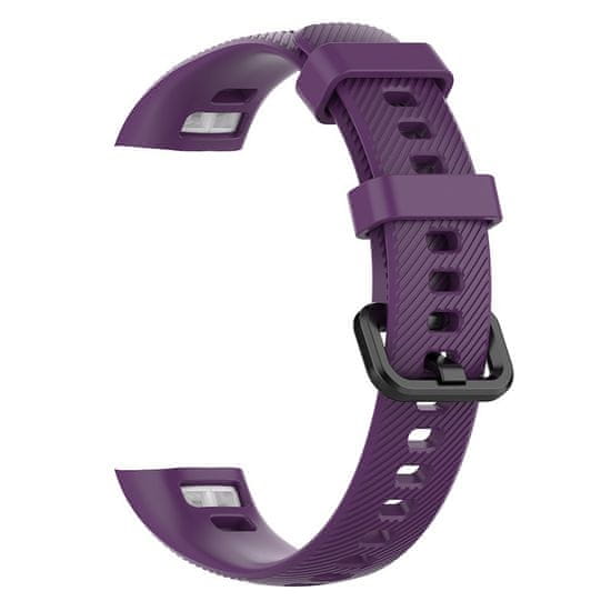 BStrap Silicone Line szíj Honor Band 4, purple