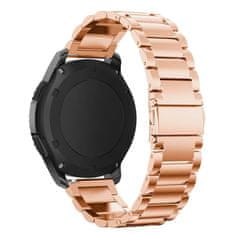 BStrap Stainless Steel szíj Samsung Galaxy Watch 3 45mm, rose gold
