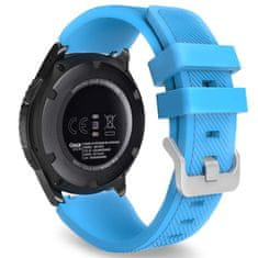 BStrap Silicone Sport szíj Samsung Galaxy Watch 3 45mm, light blue