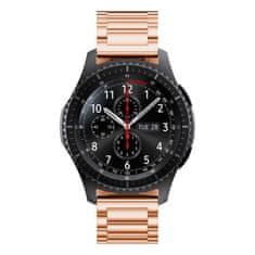 BStrap Stainless Steel szíj Samsung Galaxy Watch 3 45mm, rose gold