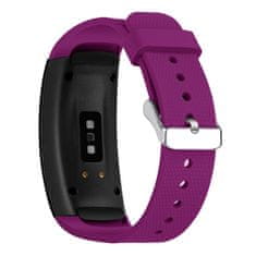 BStrap Silicone Land szíj Samsung Gear Fit 2, dark purple