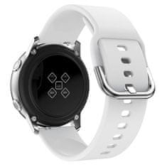 BStrap Silicone v2 szíj Samsung Galaxy Watch 42mm, white
