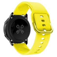 BStrap Silicone szíj Samsung Galaxy Watch Active 2 40/44mm, yellow