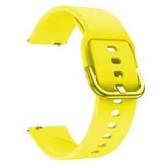 BStrap Silicone szíj Samsung Galaxy Watch Active 2 40/44mm, yellow