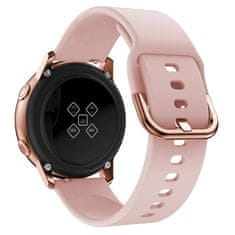 BStrap Silicone szíj Samsung Galaxy Watch Active 2 40/44mm, sand pink