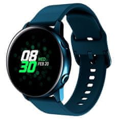 BStrap Silicone szíj Samsung Galaxy Watch Active 2 40/44mm, azure blue