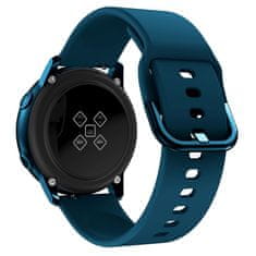 BStrap Silicone szíj Samsung Galaxy Watch Active 2 40/44mm, azure blue