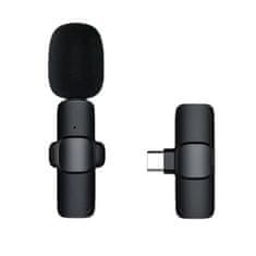 MG vezeték nélküli mikrofon USB-C, fekete