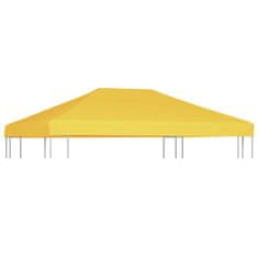 shumee sárga pavilon-tetőponyva 270 g/m² 4 x 3 m