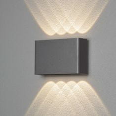 KONSTSMIDE Chieri LED-es antracitszínű fali lámpa 1 db 8W 434030