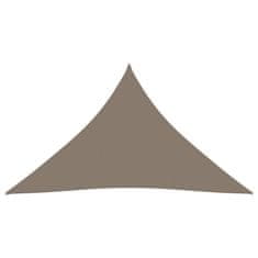 Greatstore tópszínű háromszög alakú oxford-szövet napvitorla 5 x 6 x 6 m