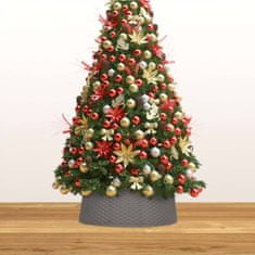 Vidaxl barna karácsonyfatalp-takaró Ø54 x 19,5 cm 331300