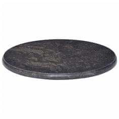 shumee fekete márvány asztallap Ø50 x 2,5 cm