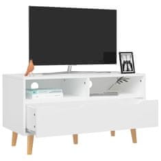 shumee fehér forgácslap TV-szekrény 90 x 40 x 48,5 cm