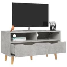 shumee betonszürke forgácslap TV-szekrény 90 x 40 x 48,5 cm
