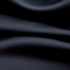 Vidaxl 2 db fekete sötétítőfüggöny fémgyűrűkkel 140 x 225 cm 134411
