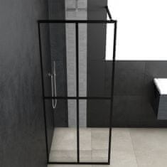 Greatstore átlátszó edzett üveg zuhanyfal 118 x 190 cm