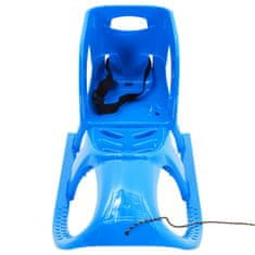 Vidaxl kék polipropilén szánkó üléssel 102,5 x 40 x 23 cm 93721