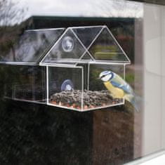 Esschert Design akril madáretető ablakra 15 x 10 x 15,3 cm 411455