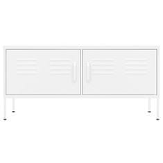 shumee fehér acél TV-szekrény 105 x 35 x 50 cm