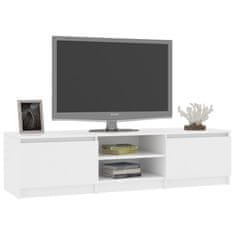 shumee fehér forgácslap TV-szekrény 140 x 40 x 35,5 cm