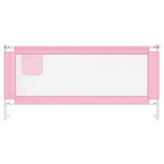 Vidaxl rózsaszín szövet biztonsági leesésgátló 200 x 25 cm 10206